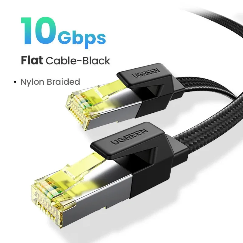 Imagem 2 de 2 do produto Cabo De Rede Trançada Cat7 10gbps Ethernet Cat 7 10 Gbps 8m