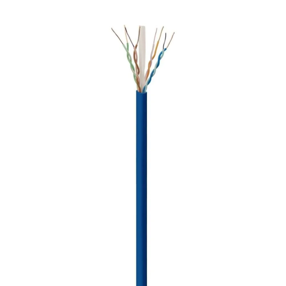 Imagem 2 de 5 do produto Cabo De Rede Cat6 305m Fortrek Fk510c Cmx Azul - Cx / 305