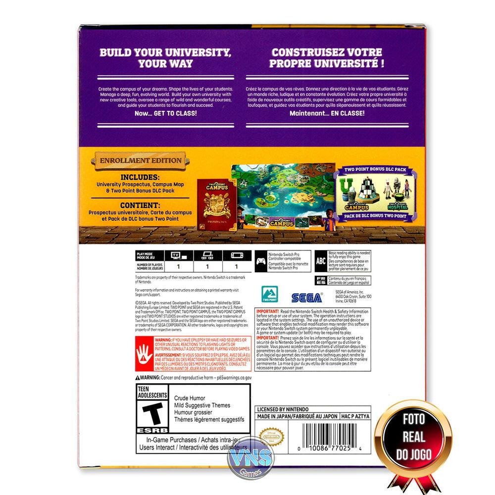 Imagem 3 de 5 do produto Two Point Campus: Enrollment Launch Edition - Switch