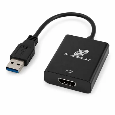 Cabo Conversor Usb Macho X HDMI Fêmea Xc-adp-36 X-cell.