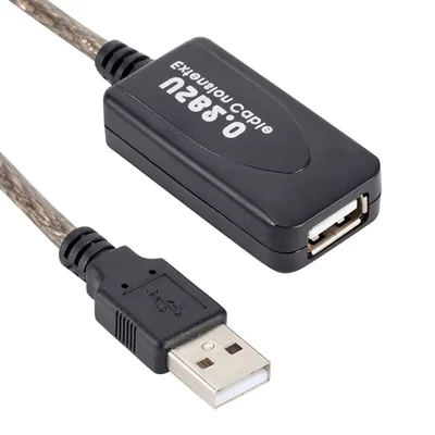 Cabo Extensão Usb 2.0 Am X Af Amplificado De 20 Metros.