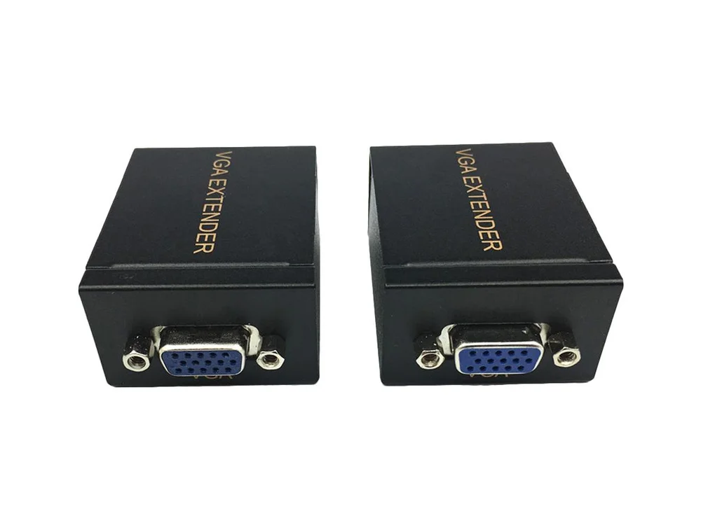 Imagem 4 de 4 do produto Extensor Vga 60 Metros Via Cabo De Rede Cat5e Cat6