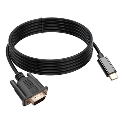 Cabo Usb-c Macho X Vga Macho De 2 Metros.