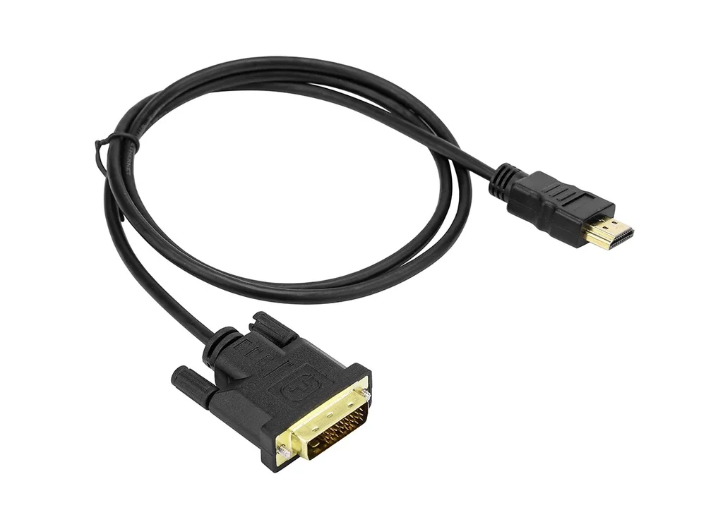 Imagem 2 de 3 do produto Cabo HDMI Macho X Dvi-d 24+1 Macho De 3 Metros