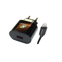 Kit Carregador Para Tel. Celular + 1 Cabo Light 8p Xc-ur44.