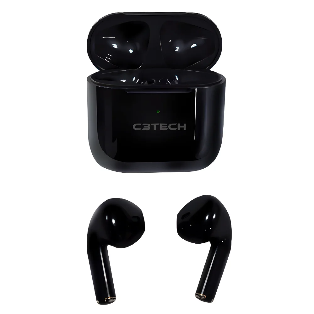Imagem 4 de 5 do produto Fone De Ouvido Sem Fio, Bluetooth, C3tech, Ep-tws-21bk, Preto