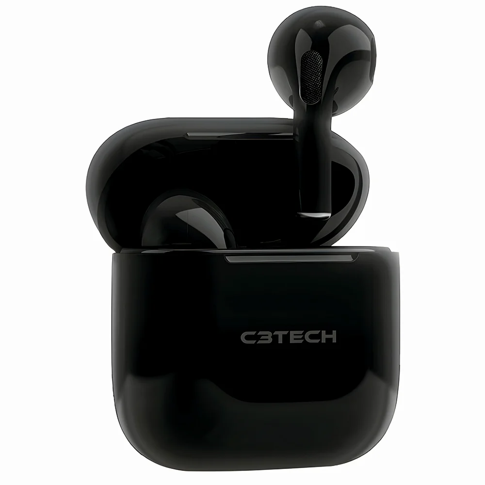 Imagem 5 de 5 do produto Fone De Ouvido Sem Fio, Bluetooth, C3tech, Ep-tws-21bk, Preto