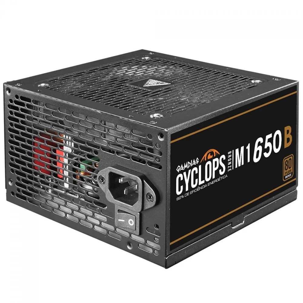 Imagem 3 de 5 do produto Fonte De Alimentação Gamdias Cyclops M1 650w 80plus