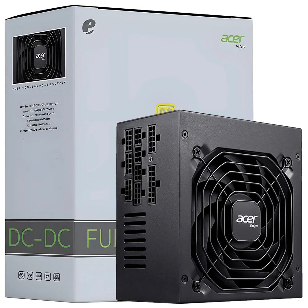 Imagem 4 de 5 do produto Fonte De Alimentação Acer Atx 1000w Ac1000 80+gold
