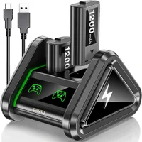 Base Carregador Dock Controle XBOX Series S/x + 2 Baterias