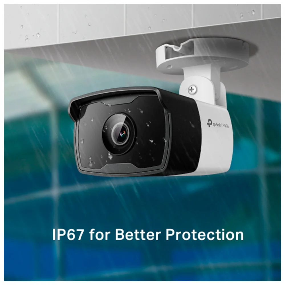 Camera Ip Cftv Poe Bullet Externa 4mp Vigi C340i