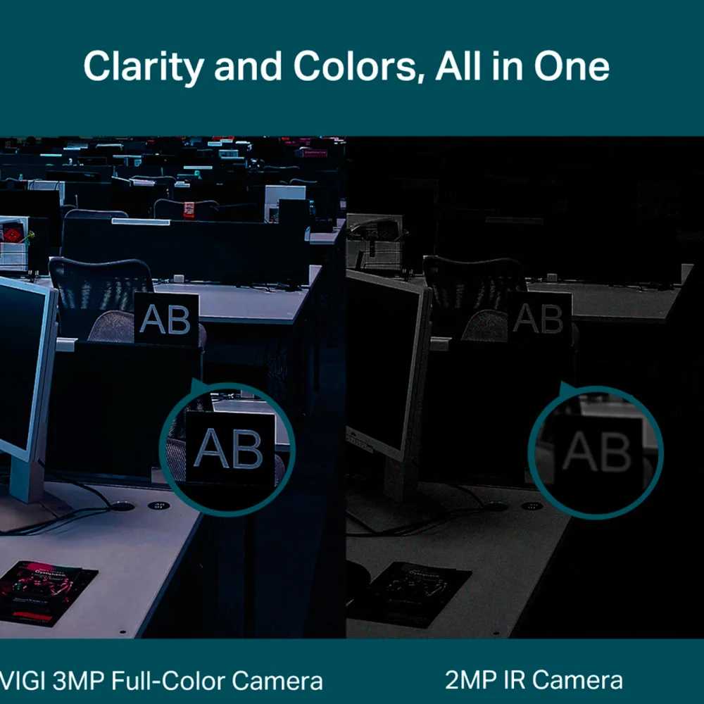Imagem 5 de 5 do produto Camera Ip Interna Turret Tp-link Vigi C430 3mp Colorida Poe