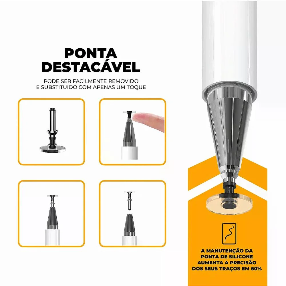Imagem 2 de 5 do produto Caneta Dinamic Para Ipad 6ª Geração - Touch E Esferográfica - Gshield