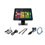 Monitor Touch Screen 15.6'' Wide HDMI Vga Bivolt Com Caneta Preto