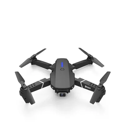 Drone E88 Pro Dobravel  Drone 4k Hd Dual Camera Quadcopter Controle Remoto Aeronave  Com 3 Baterrias