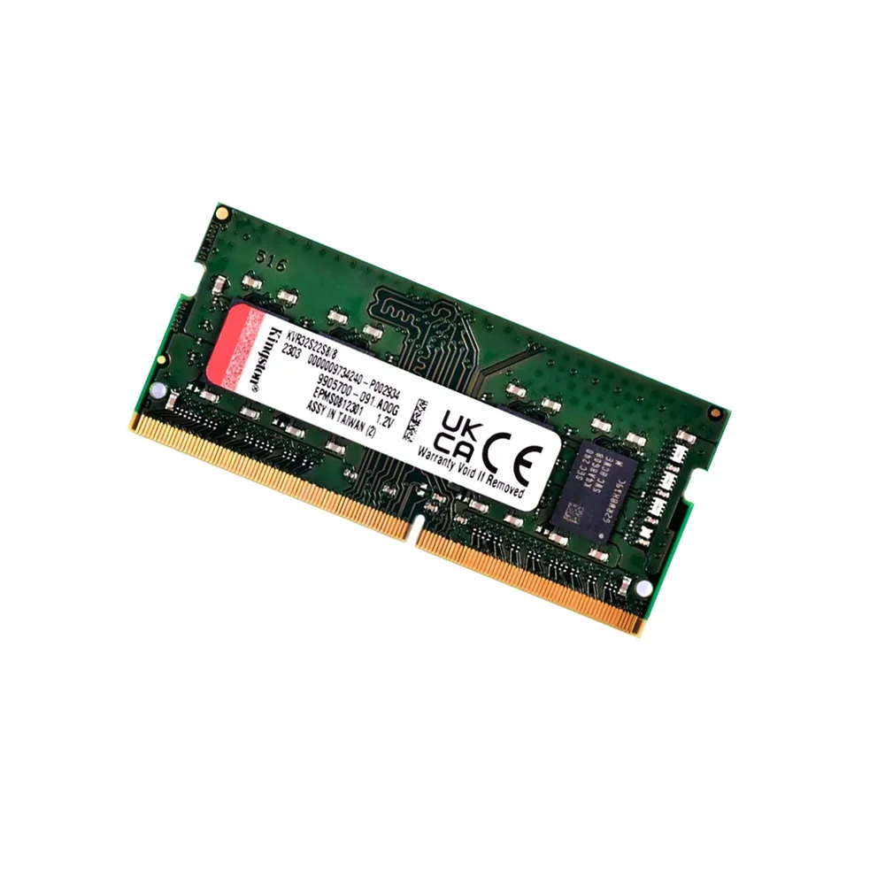 Imagem 2 de 4 do produto Memoria Kingston 8GB Ddr4 3200mhz 1.2v Notebook - Kvr32s22s8/8