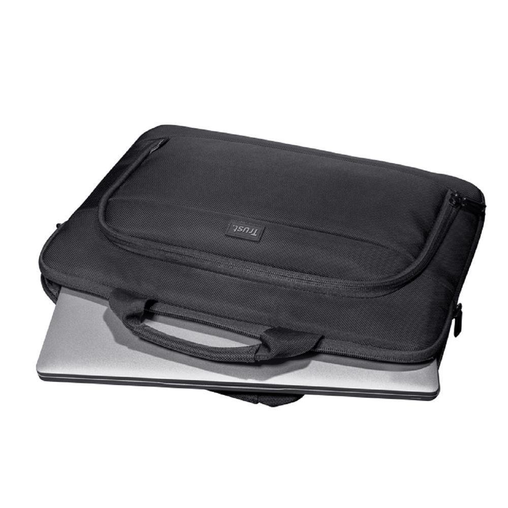 Imagem 2 de 4 do produto Maleta Trust Sydney Para Notebook 14" Preta