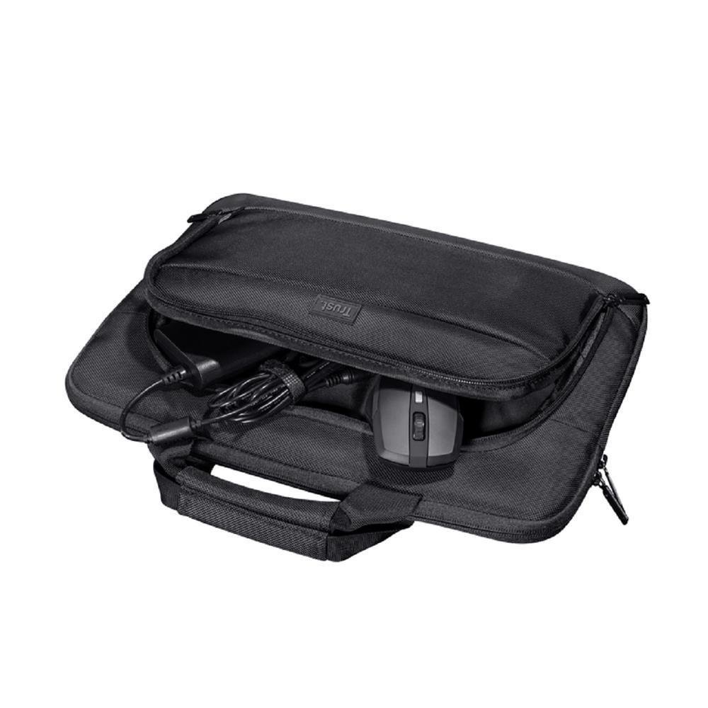 Imagem 3 de 4 do produto Maleta Trust Sydney Para Notebook 14" Preta