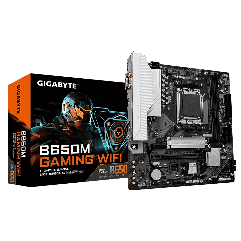 Placa Mãe Gigabyte B650m Gaming Wifi Amd Am5 Chipset B650 2xDDR5 Matx 4