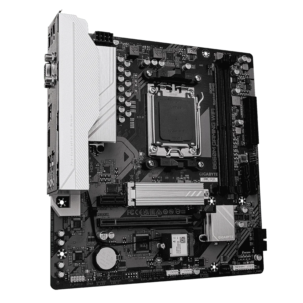 Placa Mãe Gigabyte B650m Gaming Wifi Amd Am5 Chipset B650 2xDDR5 Matx 6