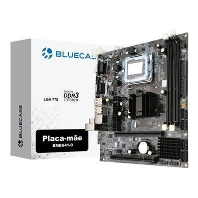 Placa Mãe 775 Bluecase Bmbg41-a2v Svr Ddr3 Oem Com Caixa Parda