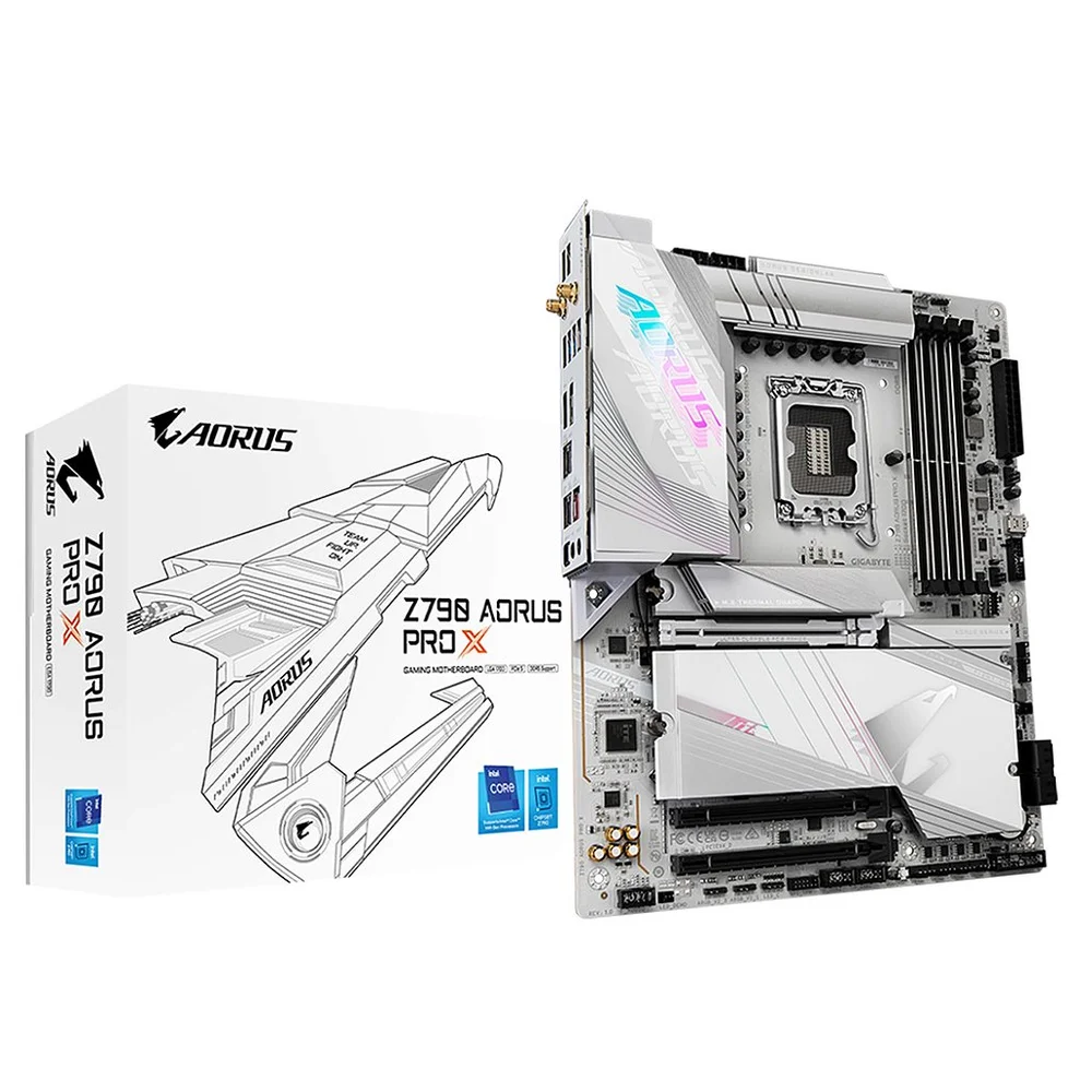 Z790 AORUS PRO X ＋ Intel i5 14400Fセット GIGABYTE Placa-mãe Z790 AORUS PRO X WIFI7 LGA 1700 Intel Z790 X