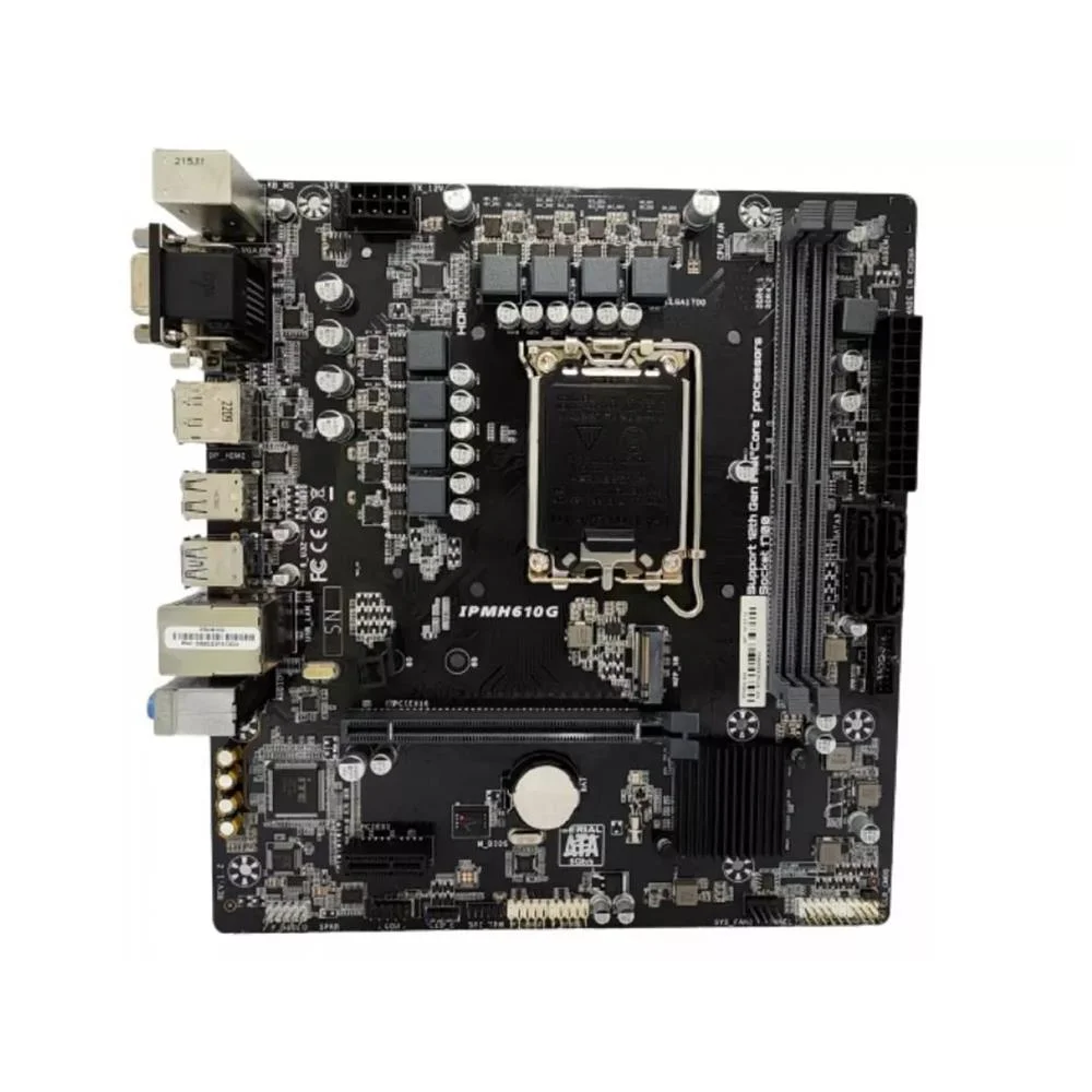 Placa Mãe PCware Ipmh610g, Chipset H610, Intel LGA  1700, Matx, Ddr4 5