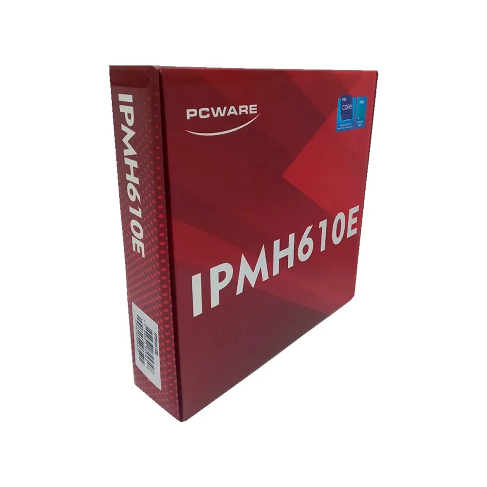 Placa Mãe PCware Ipmh610g, Chipset H610, Intel LGA  1700, Matx, Ddr4 7