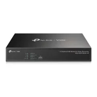 Gravador Nvr De Vídeo De Rede Poe+ De 4 Canais Vigi Nvr1004h-4p Tp-link Tpn0400