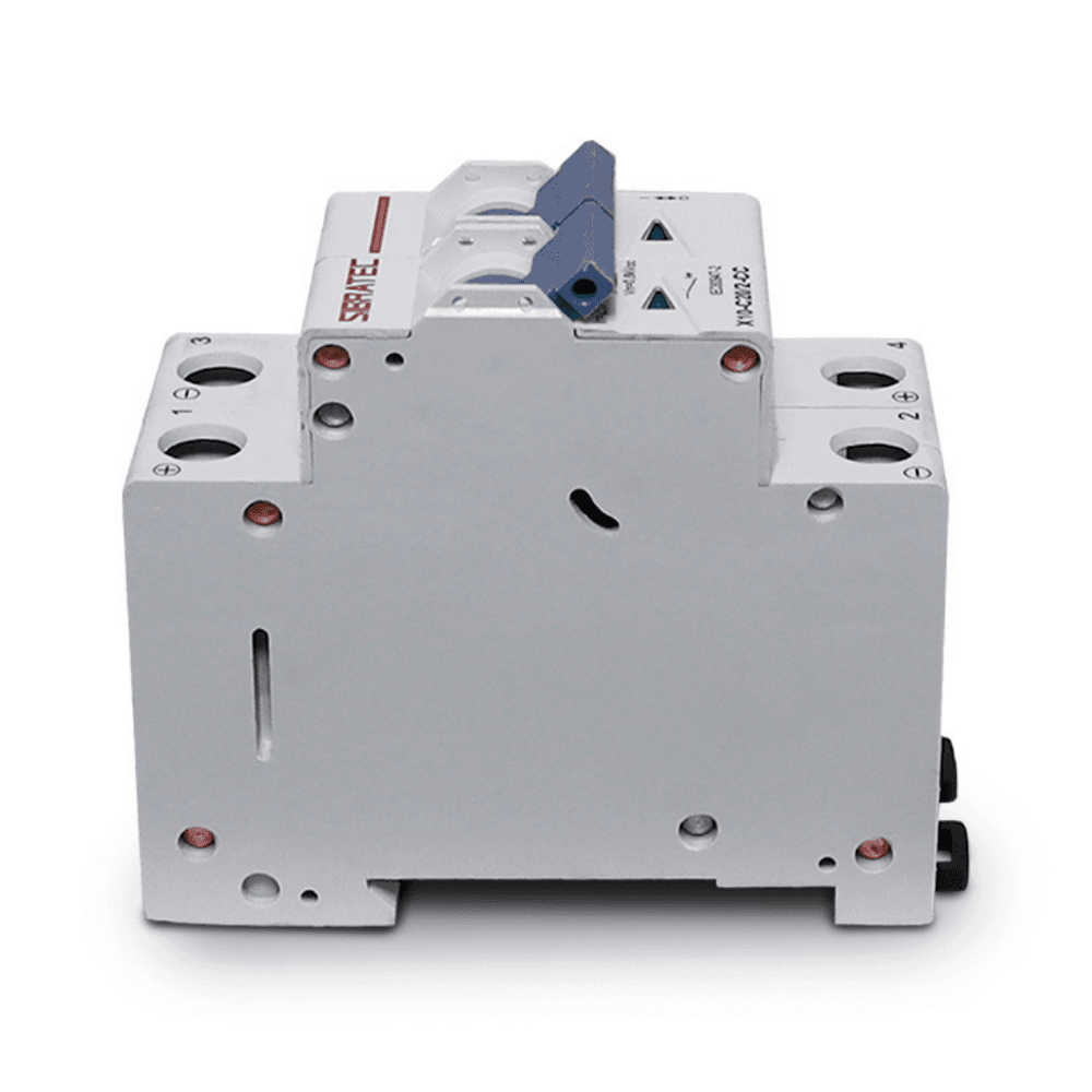 Imagem 3 de 5 do produto Disjuntor Mini Din Fotovoltaico 800vcc | BiPolegadasar X10 20a | Ruptura 10ka