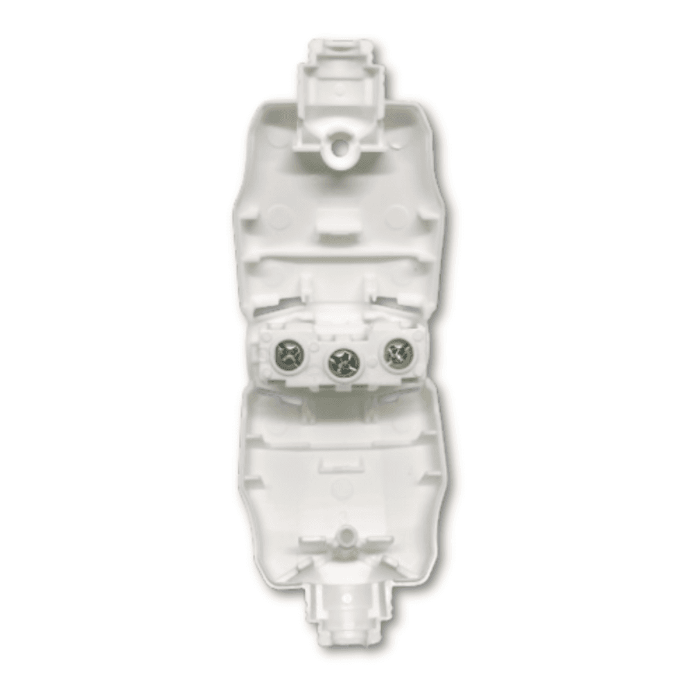 Imagem 5 de 5 do produto Kit Plugue Fêmea 2p+t 20a 250vca Branco 4 Peças