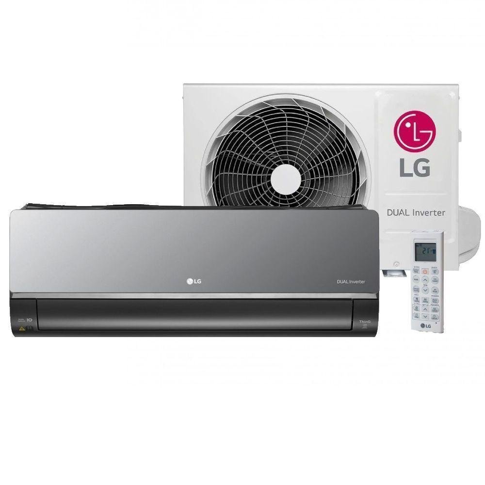 Ar Condicionado Lg Dual Inverter Voice Artcool Uv Nano +ia 24000 Btus Quente E Frio 220v S3-w24k2r7a