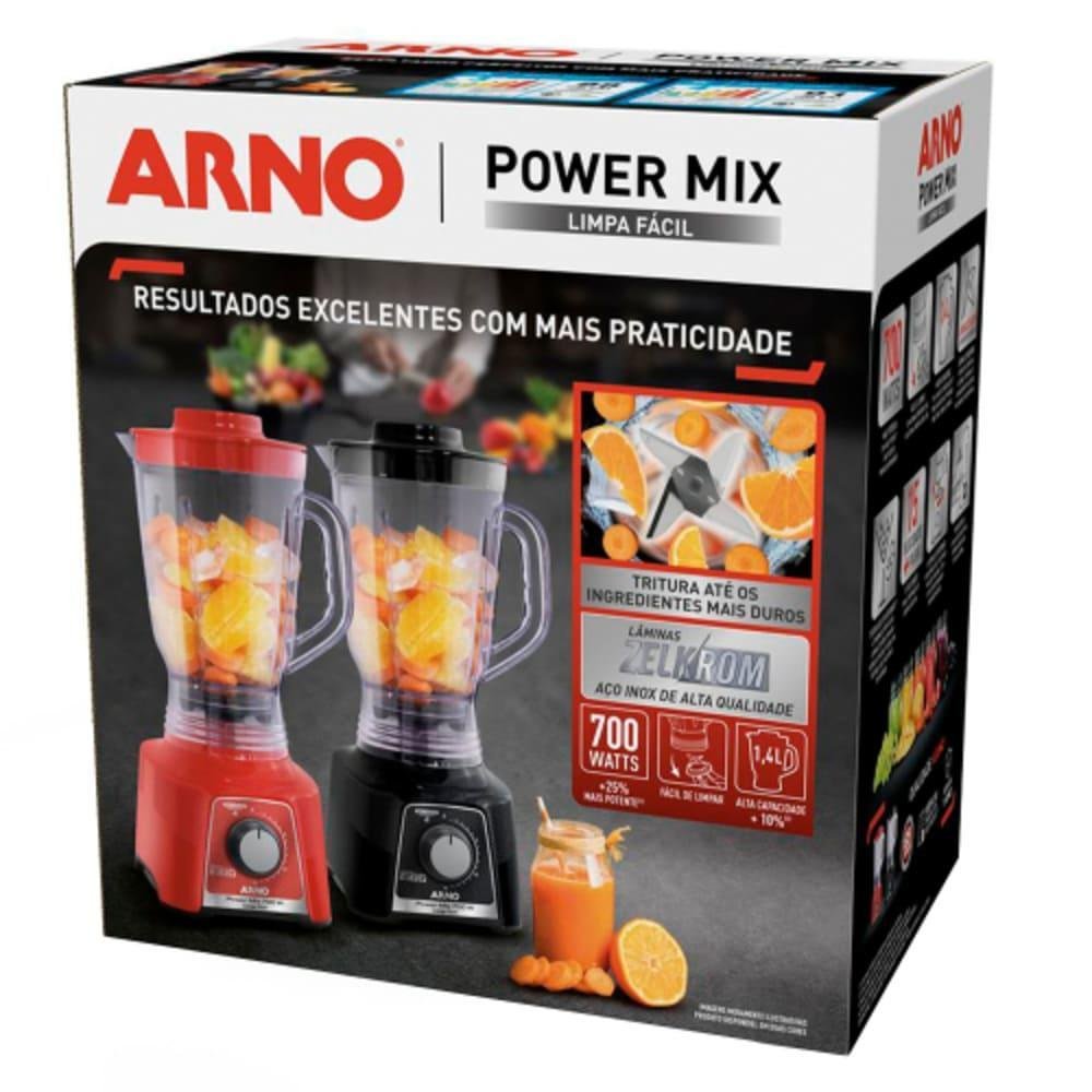 Liq Arno Power Mix Limpa Facil 700w 15vel - 2720017372  Preto  220 Volts