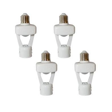 Kit Sensor De Presença | Lâmpada E27 | Lente 360º | 6 Funções | Qa17m 4 Pçs