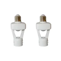 Kit Sensor De Presença | Lâmpada E27 | Lente 360º | 6 Funções | Qa17m 2 Pçs.