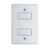 Conjunto Interruptor 4x2 | 2 Teclas Simples 10a 250v