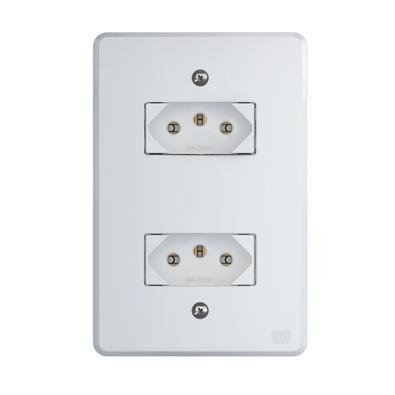 Conjunto Tomada 4x2 | 2 Módulos 2p+t 20a 250v