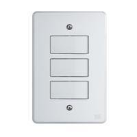 Conjunto Interruptor 4x2 | 3 Teclas Simples 10a 250v