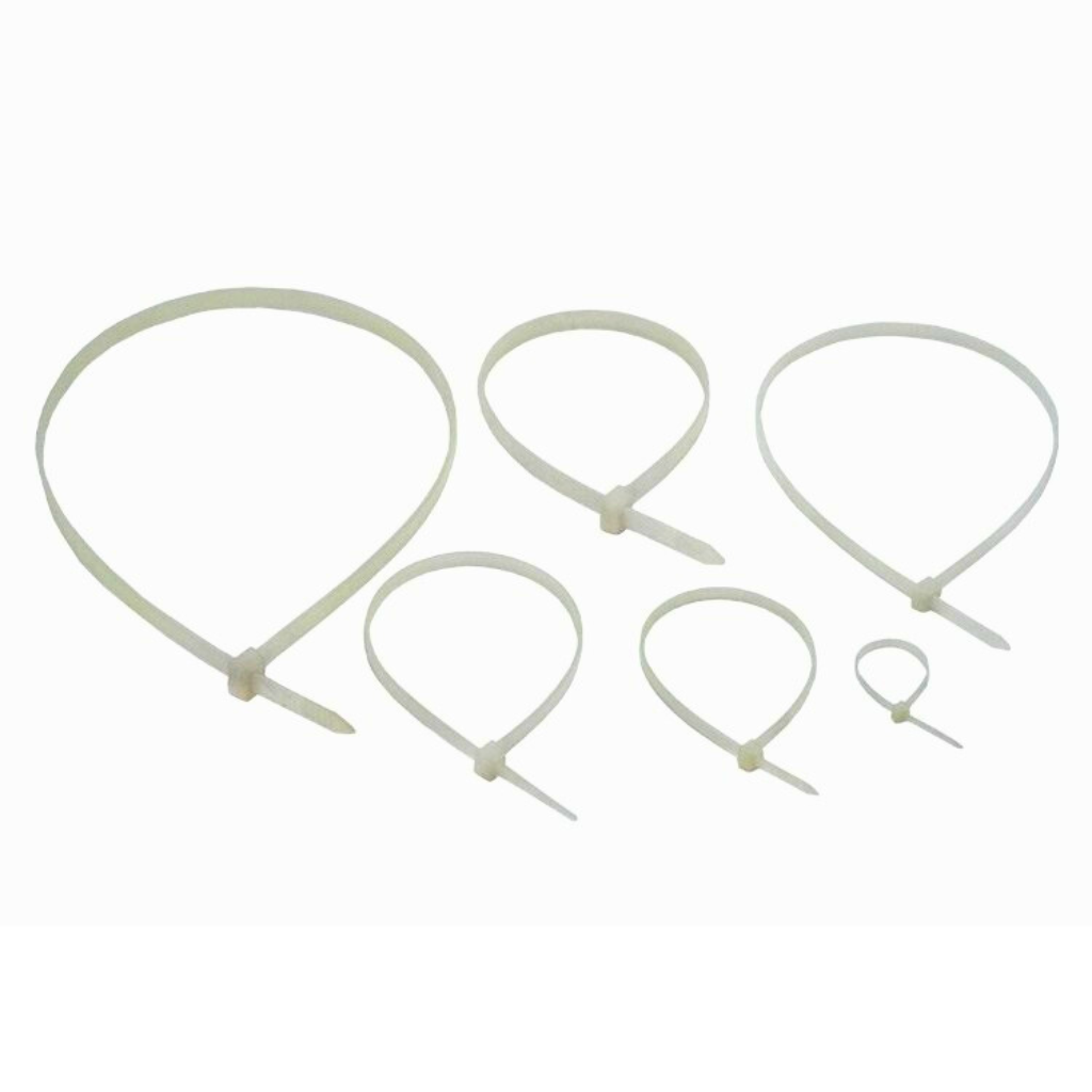 Kit Abraçadeira De Nylon Incolor 2,5x100mm 1000 Unidades