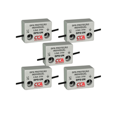 Kit Dps Proteção Individual 2,5ka 275v 5 Pçs