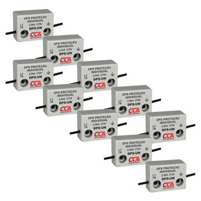 Kit Dps Proteção Individual 2,5ka 275v 10 Pçs