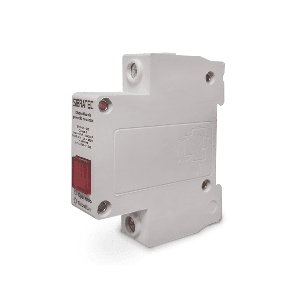 Imagem 2 de 4 do produto Kit Dps Protetor De Surto MonoPolegadasar | 30-60ka 275v | Classe Ii 10 Pçs