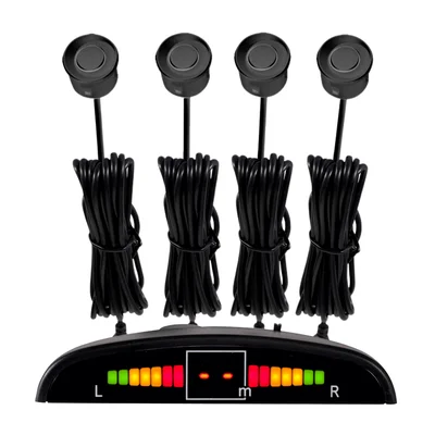 Sensor De Estacionamento Roadstar Rs304br - Preto Fosco