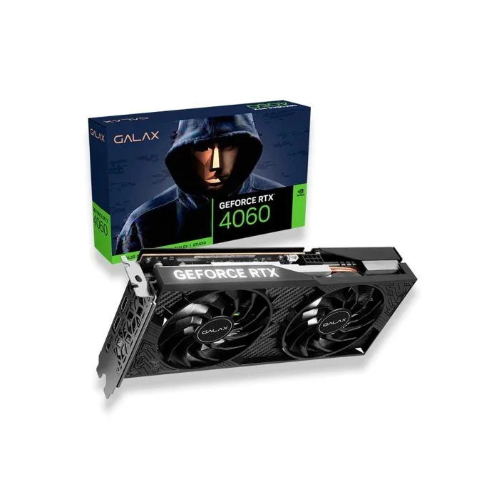 Placa De Vídeo Galax GeForce RTX 4060, 8GB, 1 Click Oc V2, GDDR6, 128 Bits - 46nsl8md9nxv Placa De Vídeo Galax GeForce RTX 4060, 8GB, 1 Click Oc V2, GDDR6, 128 Bits - 46nsl8md9nxv