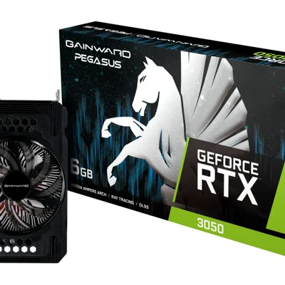 Placa De Vídeo Gainward RTX3050 Pegasus 6gb Gddr6 96bits Ne63050018je-1070e