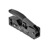 - ajuste categorias entre cat7 e cat6e / cat5e- modelos de conectores rj45 / rj12 / rj11 de 4, 6 ou 8 vias- compatível conectores de passagem com a fr