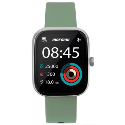 Relógio Smartwatch Mormaii Life Ultra Ref: Molifeuac/8v Prateado