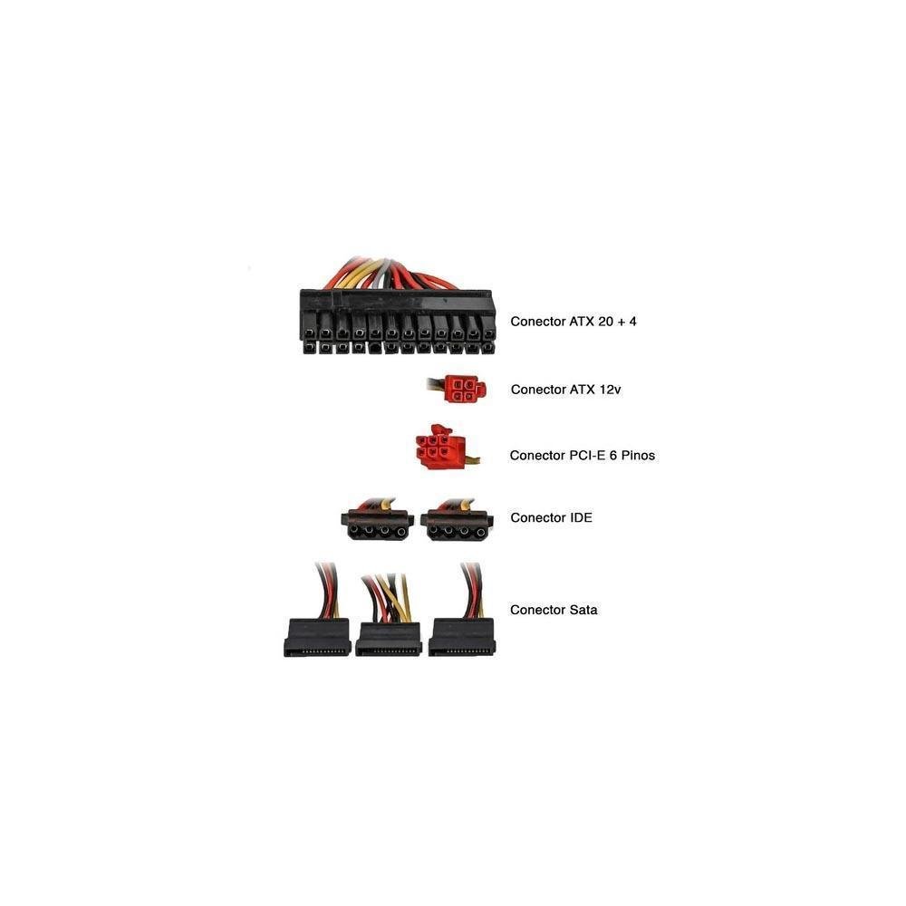 Fonte Real 500w Knup Kp-522