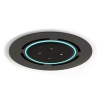 Suporte Redondo De Embutir Teto Para Alexa Echo Dot 3 Cor Preto