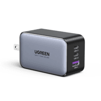 Carregador Ugreen Tipo De Carga Rápida C Pd Usb Preto Gan 65w Eua